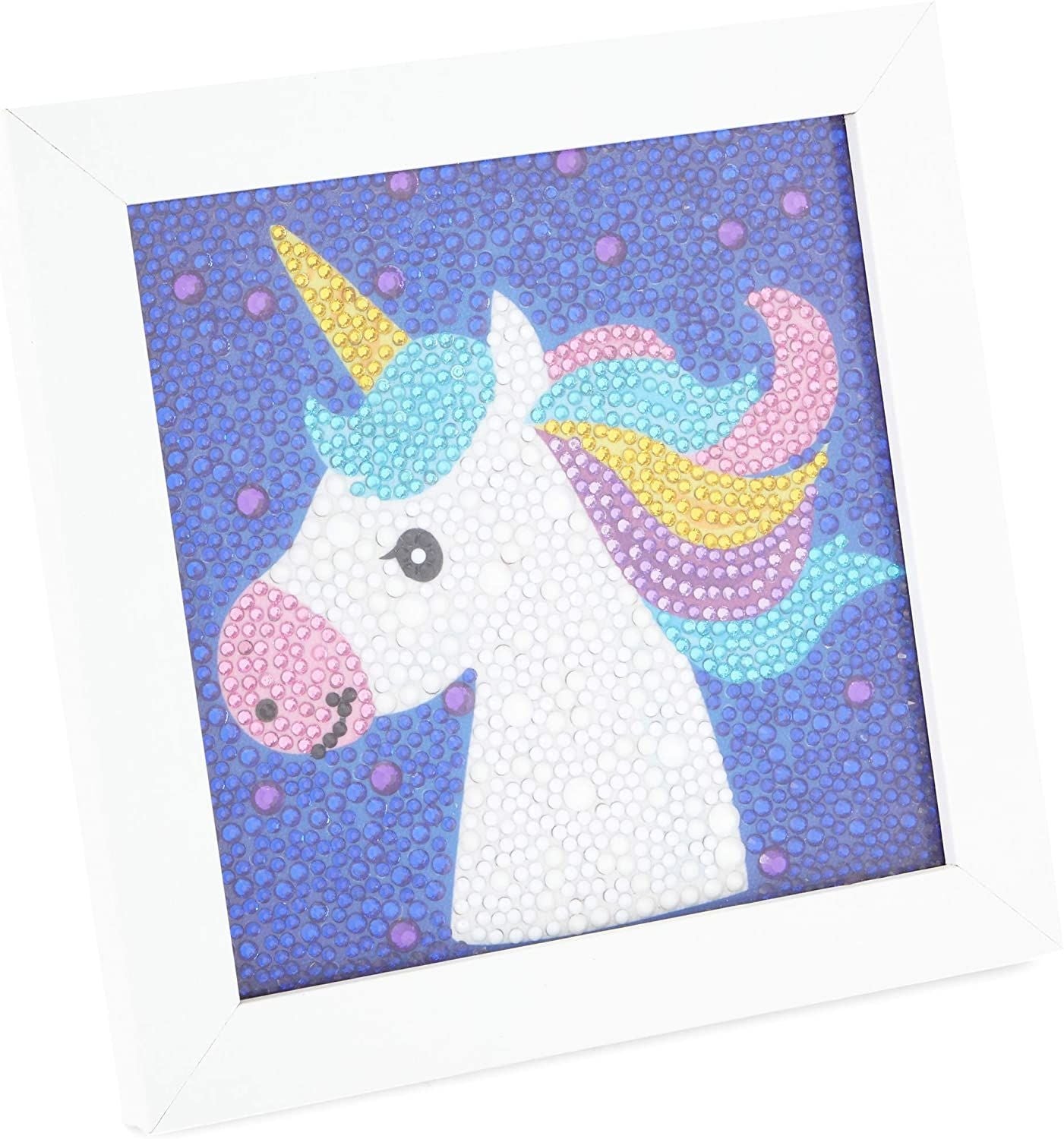 1 set, Unicorn Diamond Painting Kit for Adults - DIY 5D Diamond Art Kit  with Full Drill Round Diamonds - Perfect for Beginners and Home Wall Decor