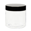 Empty Slime Storage Containers with Lids, Clear Plastic Jars with Labels (6 oz, 30 Pack)