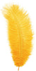 Gold Ostrich Feather Plumes for Crafts, Wedding, Home Decor (10-12 in, 12 Pack)