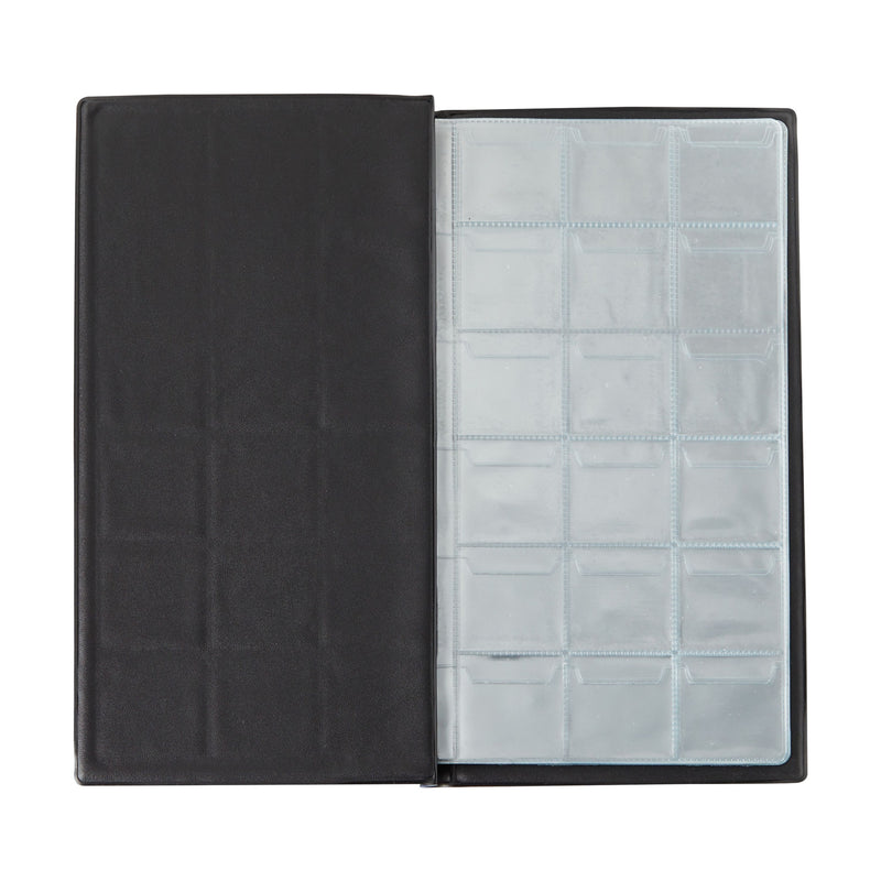 2 Pack Coin Collection Album, Holds Up To 180 Coins Each (6.5 x 11.4 In, Dark Blue)
