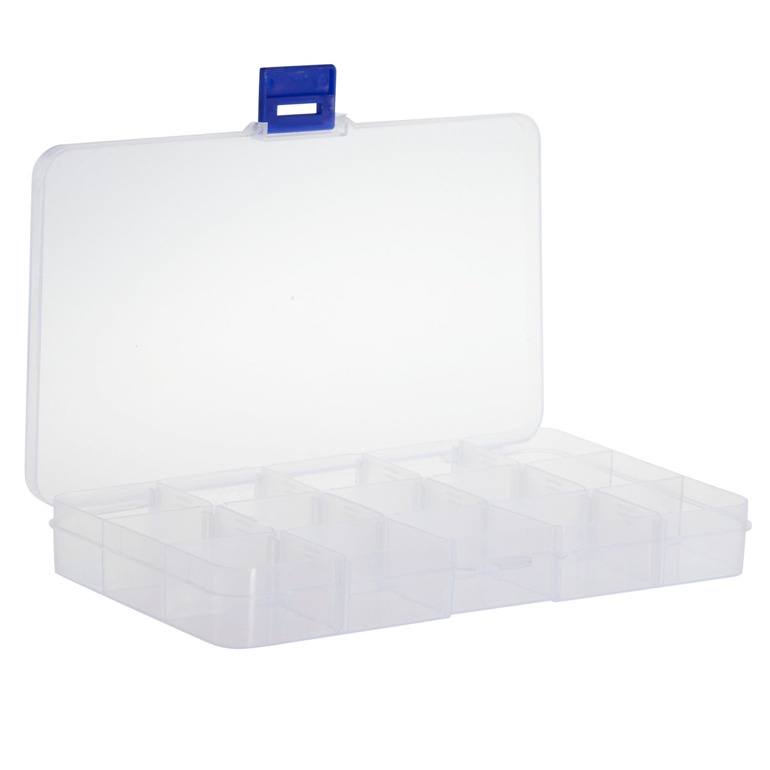 Clear Plastic Jewelry Box Organizer with 216 Label Stickers