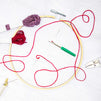 Embroidery Kit for Beginners, Arts and Crafts Supplies (108 Pieces)