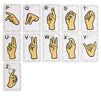 Sign Language Flash Cards, 26 Letters with Gestures