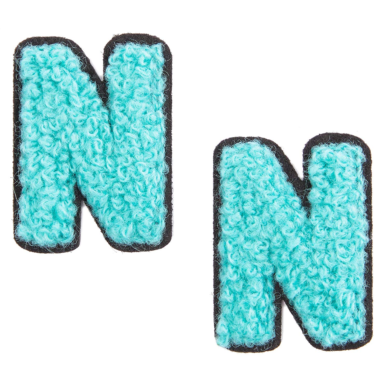 52 Pieces Iron On Letters for Clothing, 2 Sets A-Z Chenille Letter Patches  for Jackets & Denim, 5 Colors (1 Inch)