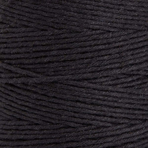 2mm Black Cotton String for Crafts, Gift Wrapping, Macrame (218 Yards)