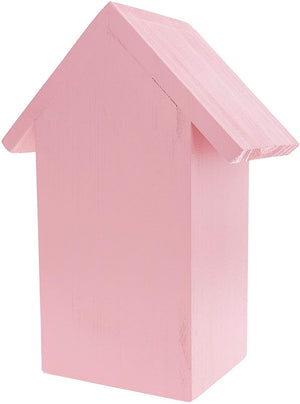 Bee Houses for the Garden, Pink Mason Hive House (7.4 x 10.15 x 4.65 Inches)