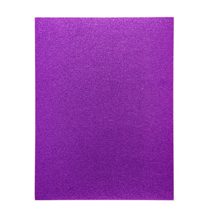30 Sheets Purple Glitter Cardstock Paper for DIY Crafts, Card Making, Invitations, Double-Sided, 300gsm (8.5 x 11 In)