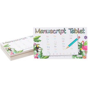 Manuscript Paper for Kids, Handwriting Practice Pad, 80 Pages (11.75 x 7 In, 4 Pack)
