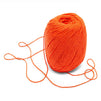 Orange Cotton Skeins, Medium 4 Worsted Yarn for Knitting (330 Yards, 2 Pack)