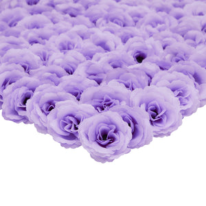 Mini Lavender Silk Artificial Flower Heads for Crafts, Decorations (2 In, 75 Pack)