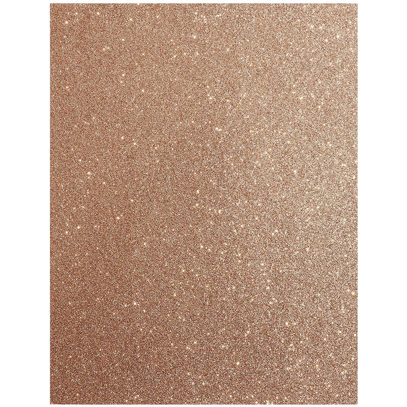 Rose Gold Shimmer 8.5 x 11 Cardstock Paper by Recollections