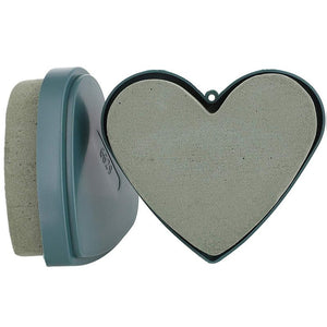 Heart Shaped Wet Floral Foam for Fresh Flower Arrangements (5 x 4.5 x 1.7 in, 6 Pack)