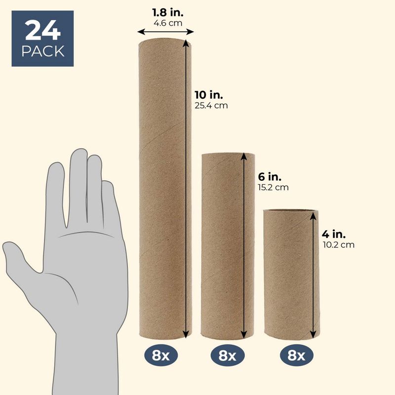 6 Uses for Paper Towel Rolls/Cardboard Tubes 