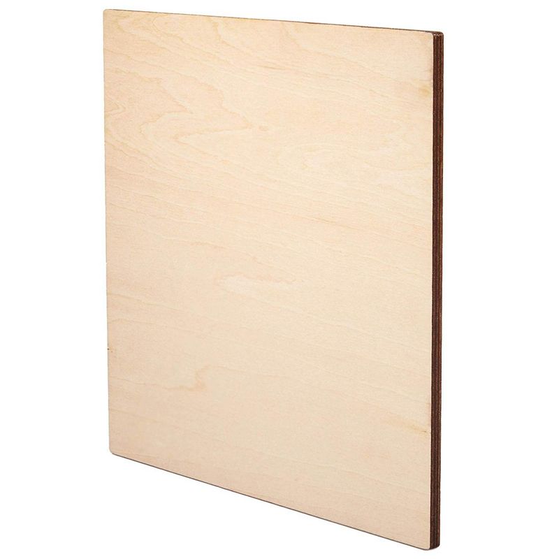 Thin Wood Sheets for Crafts, Wood Burning, Basswood Plywood (6 x 6 x 1/4 in, 8 Pack)