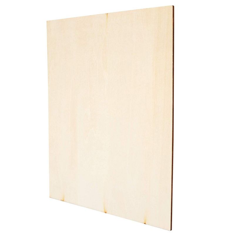 5 X Birch plywood sheets 3mm thick, A4 size, for pyrography