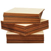 Wood Squares for Crafts, Unfinished Wooden Cutout Tile (5 in, 36 Pieces)