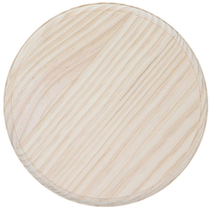 Bright Creations Unfinished Wood Round Plaques for DIY Crafts (2 Pack), 8 Inches