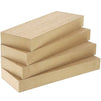 Unfinished Wood Rectangles for Crafts, 1 Inch Thick (3 x 8 in, 4 Pack)