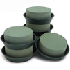 Dry Floral Foam Rounds for Artificial Flowers (5.5 x 2 in, 6 Pack)
