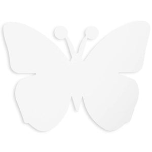 Paper Butterfly Cutouts for Crafts (7.5 x 6 In, White, 50 Pack)