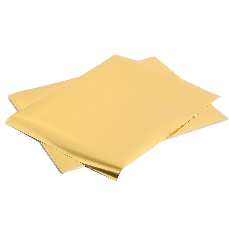 Foil Paper Imitation Gold Foil Paper Shiny Gold Foil Craft Decoration Color  Foil Paper 8x8.5cm 50pcs (Purple)
