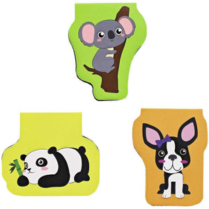Bright Creations Kids Magnetic Animal Bookmarks (50 Pack) 10 Designs