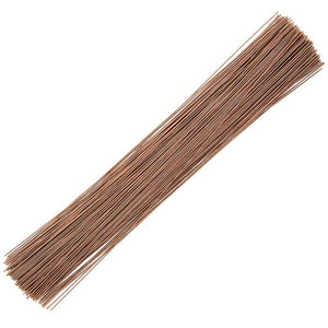 Bright Creations Floral Flower Wire Stems (240 Count) 18 Gauge, 16 Inch, Brown