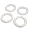 White Foam Wreath Rings for Art and Crafts (10 in., 4 Pack)