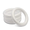White Foam Wreath Rings for Art and Crafts (10 in., 4 Pack)