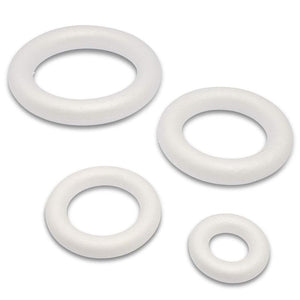 Foam Circles for Crafts (4 Sizes, 4 Pack)