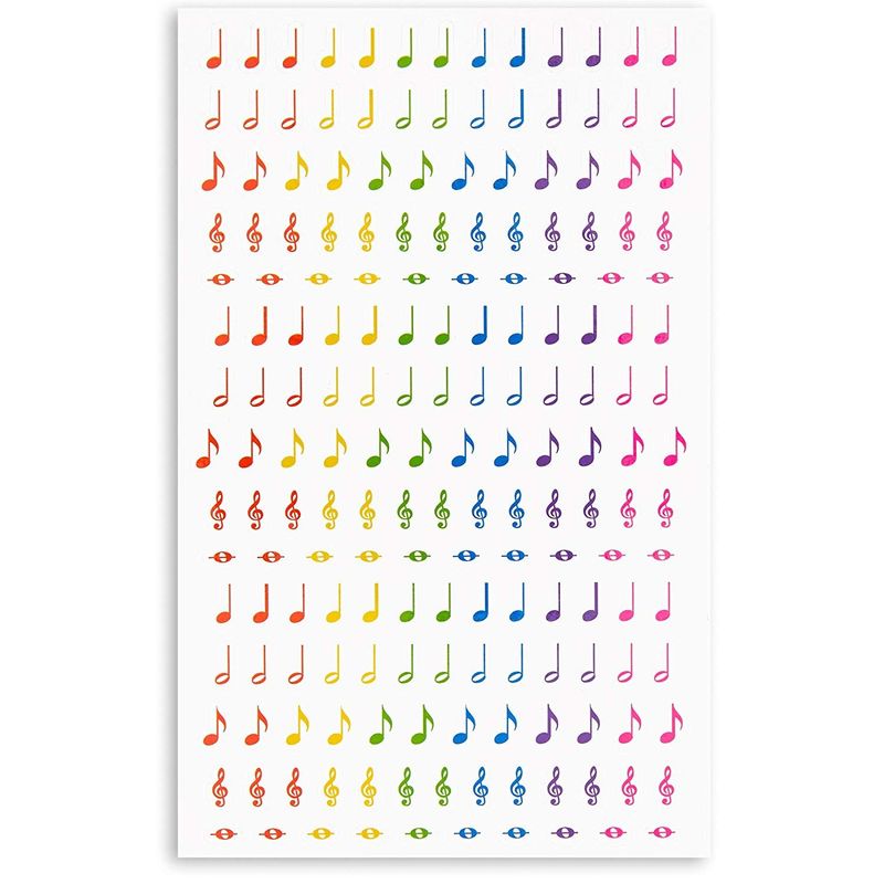 White Notes Sticker White Music Notes Decals