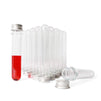 Plastic Test Tubes with Aluminum Caps (45ml, 30 Pack)
