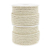 Rayon Nylon Twisted Cord Trim Rope (36 Yards, Cream, 2 Pack)