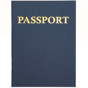 Passport Books for Kids with Stickers (5.6 x 4.2 in, 12 Pack)