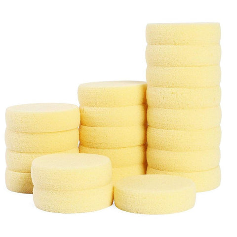 3-1/2 Inch Round Synthetic Silk Sponges for Painting, Crafts, Ceramics,  Household Use & More! Pack of 10 Sponges - Wholesale Craft Outlet