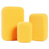Synthetic Sponges for Painting & Crafts (3 Sizes, Light Orange, 9 Pack)