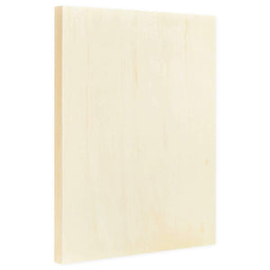 Natural Unfinished Wooden Paint Panel Boards (11 x 14 in, 4 Pack)