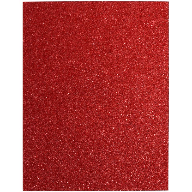 Red Glitter Cardstock Background Top View · Creative Fabrica