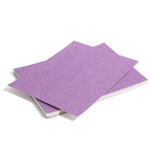 24 Counts Touched Glitter Paper Sheet - Pink Color - 8.5 x 11 inches