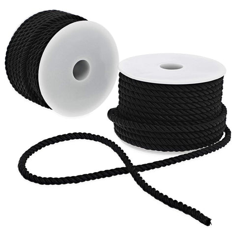 Mandala Crafts Whipping Twine, Lacing Cord String from Wax Polyester for  Cable Tie, Sail Repair, Gardening, Crafting (Black) : : Home &  Kitchen
