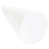 Foam Cones for Crafts (2.7 x 5.5 in, White, 12 Pack)