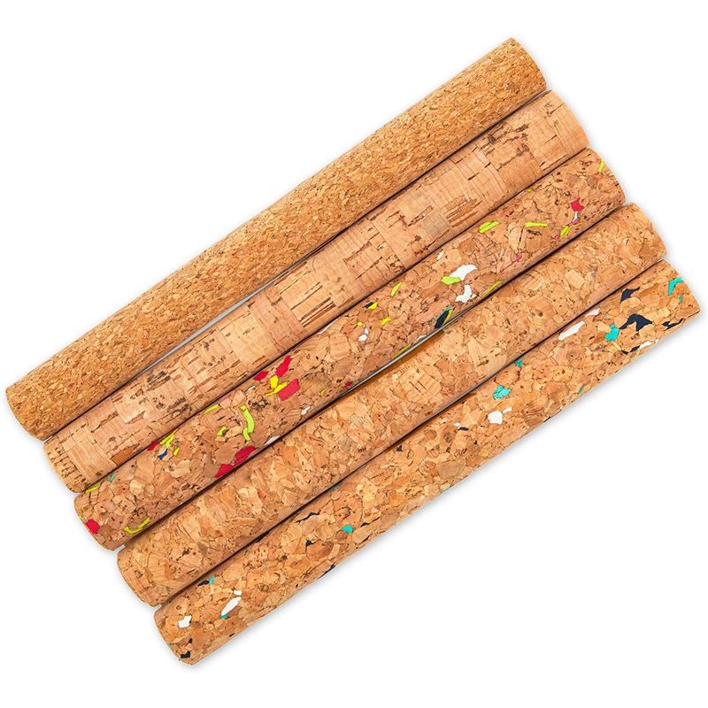 20x30cm Colored Cork Fabric Faux Leather Sheets for Making