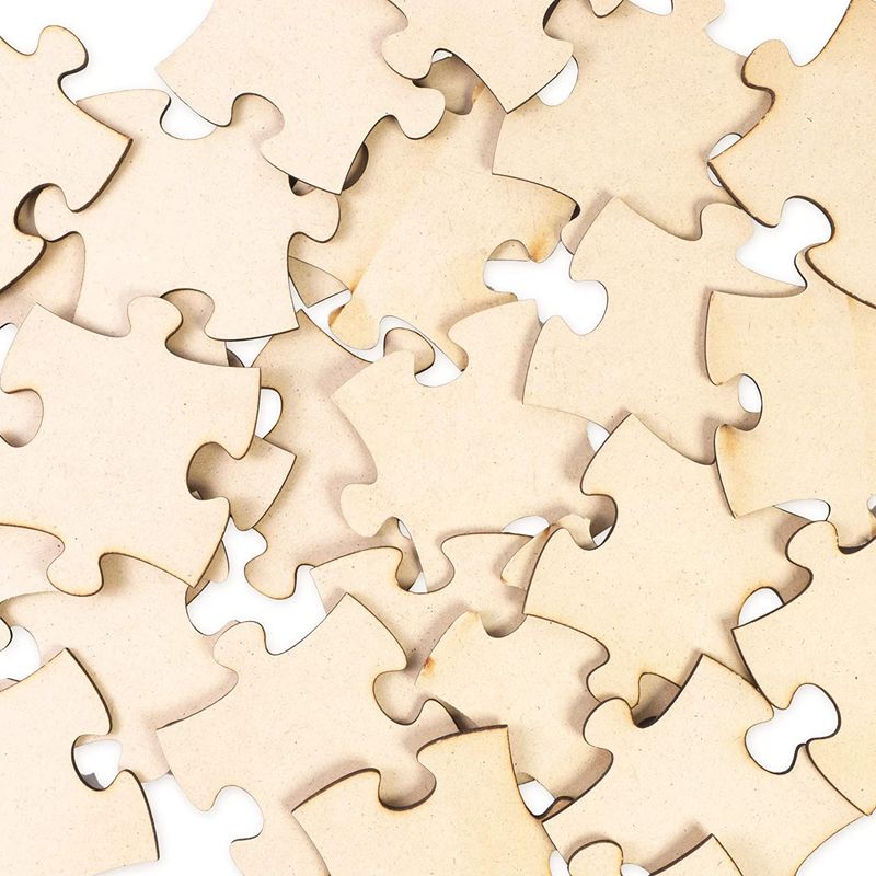 Creative Jigsaw Puzzle Carpet - Polyester - White - Brown - 2 Sizes - 1ST  Missing Piece