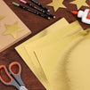 Metallic Cardboard Sheets in Gold Foil for Arts & Crafts Supplies (Letter Size, 50-Pack)