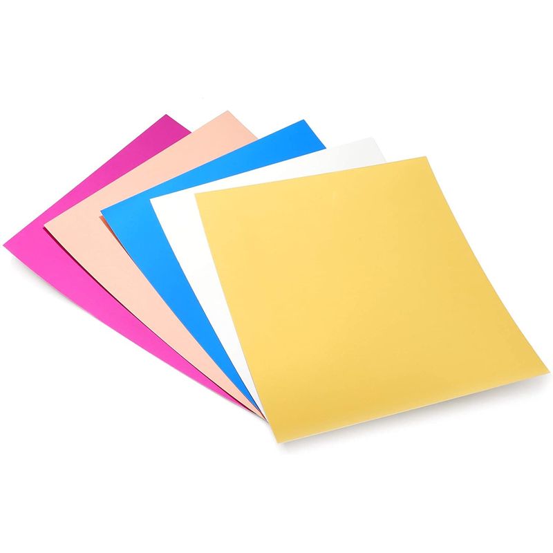 Bright Creations 8.5 x 11 Metallic Foil Paper Board Sheets for Arts and Crafts, 5 Assorted Colors, 100 Sheets