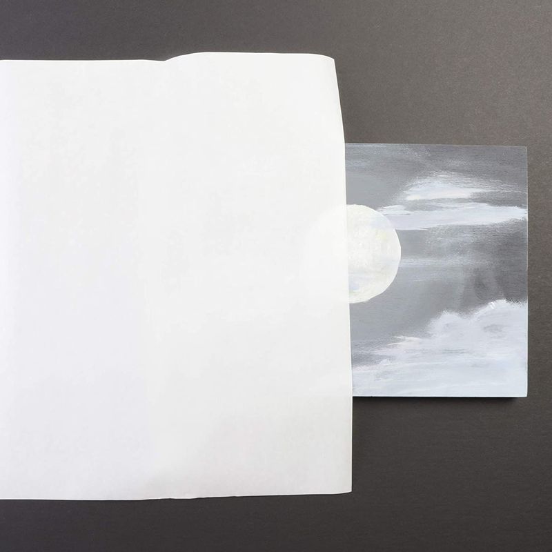 Glassine Paper Roll for Artwork, Transparent Paper Protection for
