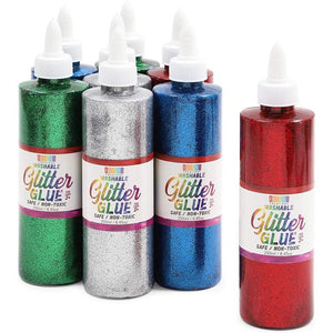 Glitter Glue for Arts and Crafts, 8 Colors (6.76 Oz, 8 Pack) –  BrightCreationsOfficial