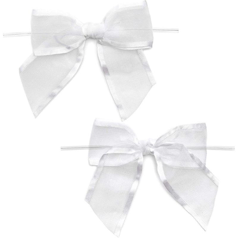 Humphrey's Craft 1-1/2 Inch White Double Faced Satin Ribbon - 25 Yards  Variety of Color for Crafts Gift Wrapping DIY Bows Bouquet Decoration  Sewing