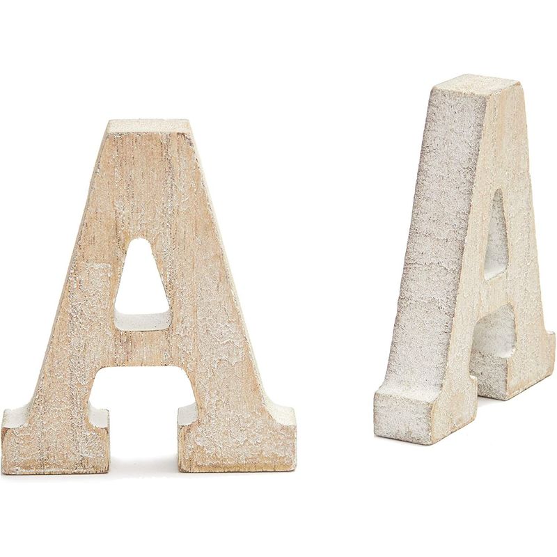 Wood Letters 3/4 Inch Unfinished Wood Letter Crafts Art Minds