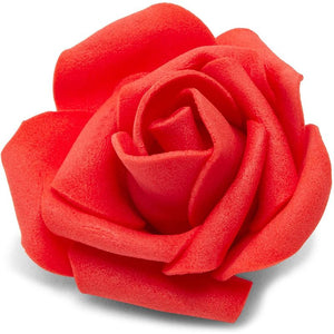Bright Creations Rose Flower Heads, Artificial Flowers (2 in, Red, 200-Pack)